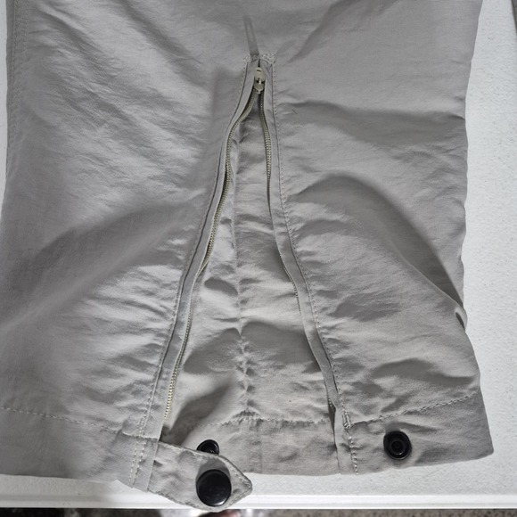 The North Face Pants Womens L Gray Stretch Convertible‎ Zip Ankle Hiking Outdoor - Picture 3 of 9